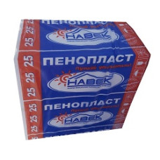 Пінопласт "ЕРS-80" 40х1000х1000мм ТМ "НАВЕК" (пак. 0,48м³ / 12 шт)