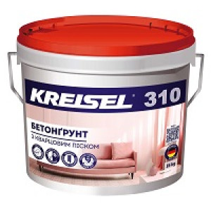 Грунтівка бетон-контакт 310 Крайзель (KREISEL) 15 кг (10 л)