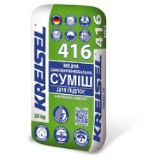 Суміш швидка міцна самовирівнювальна (1-100мм) 416 ТМ "Крайзель" (KRЕISEL) 25кг (пал. 54шт)