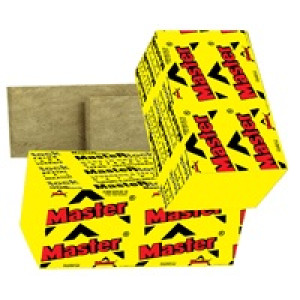 Вата базальтова "MASTER-ROCK" 100х600х1000мм 30кг/м³ ТМ "MASTER" (пак. 3,0м²)