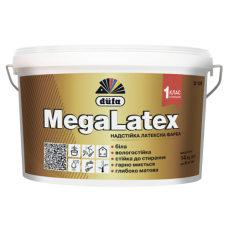 Фарба водоемульсійна латексна "MegaLatex D120" ТМ "DUFA" матова, для внутрішніх робіт 14,0кг