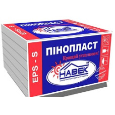 Пінопласт "ЕРS-30-S" 50х500х1000мм ТМ "НАВЕК" (пак. 0,5м³ / 20 шт)