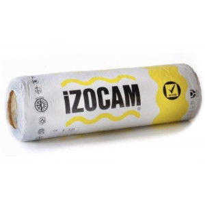 Вата мінеральна 50х1200х12500мм ТМ "IZOCAM" (рул. 15м²)