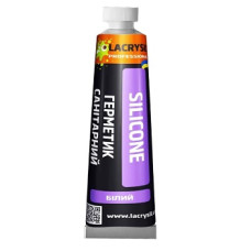 Герметик силіконовий "САНІТАРНИЙ" (Білий) ТМ "LACRYSIL" 50г (50ml)