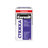 Стяжка цементна ТМ "ЦЕРЕЗІТ" (CERESIT) 25,0кг (пал. 1,35т)