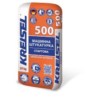 Штукатурка универс. цем.-вапн. (5-25мм) машин. нанес. "500" ТМ "Крайзель" (KREISEL) 25кг (пал. 54шт)