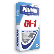 Суміш гідроізоляція "GI-1" "Aqua-Barrier" ТМ  "Полімін" (Polimin) 25кг*