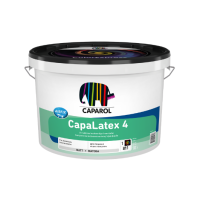 Фарба інтер'єрна латексна матова Біла CapaLatex 4 База 1 ТМ "Caparol", 10 л.