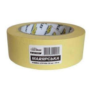 Стрічка малярська 38мм х 40м ТМ "ARLES"