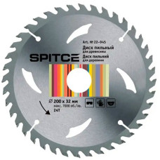 Диск пильний Ø200х32/30мм 24T для деревини ТМ "SPITCE"