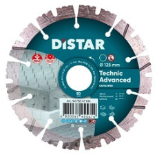 Диск алмазний 5D "Technic Advanced" 1A1RSS/C3 Ø125x2,2/1,4x11x22,23мм 10-HIT для бетону ТМ "DISTAR"